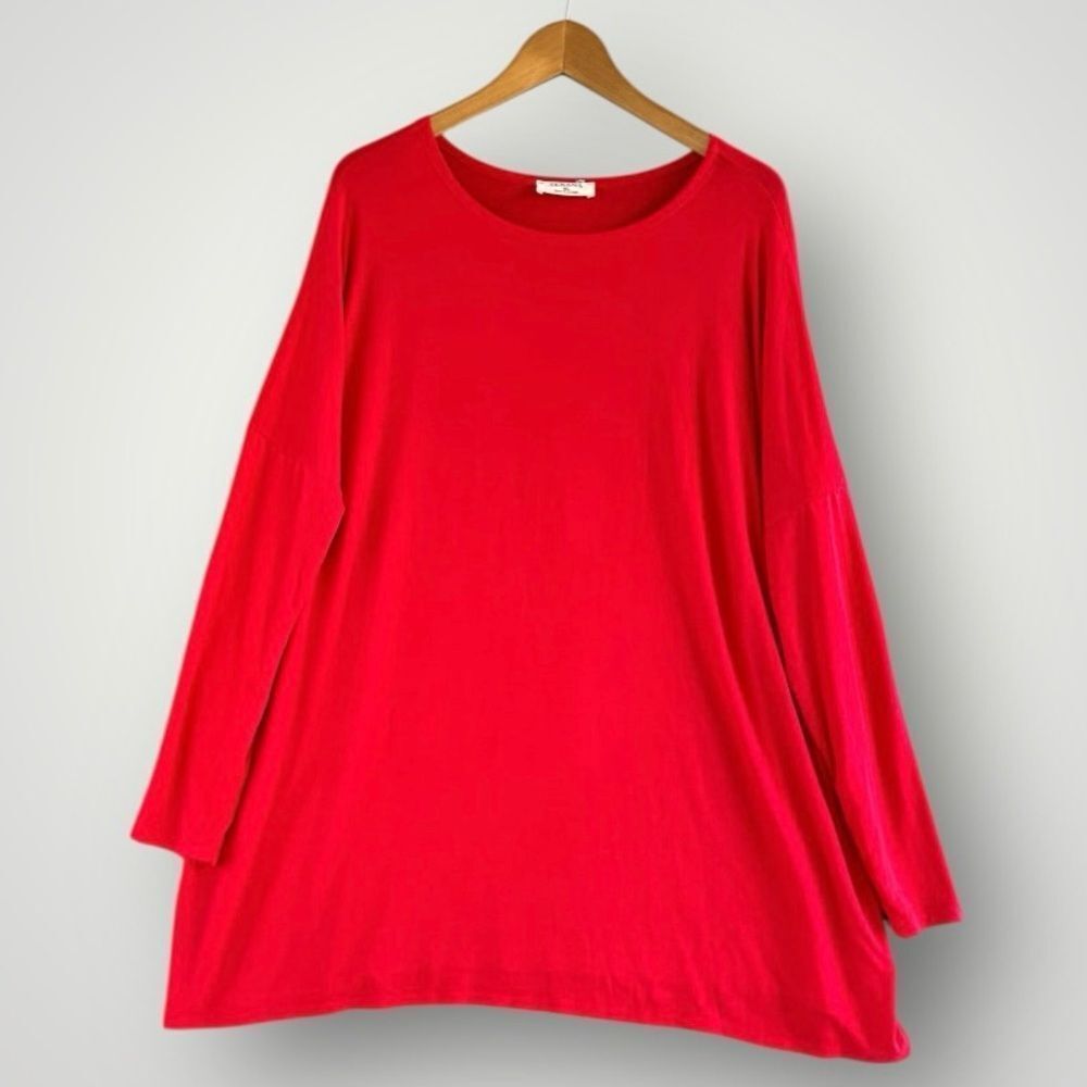 🎉5 for $45🎉 Zenana red top blouse shirt size XL